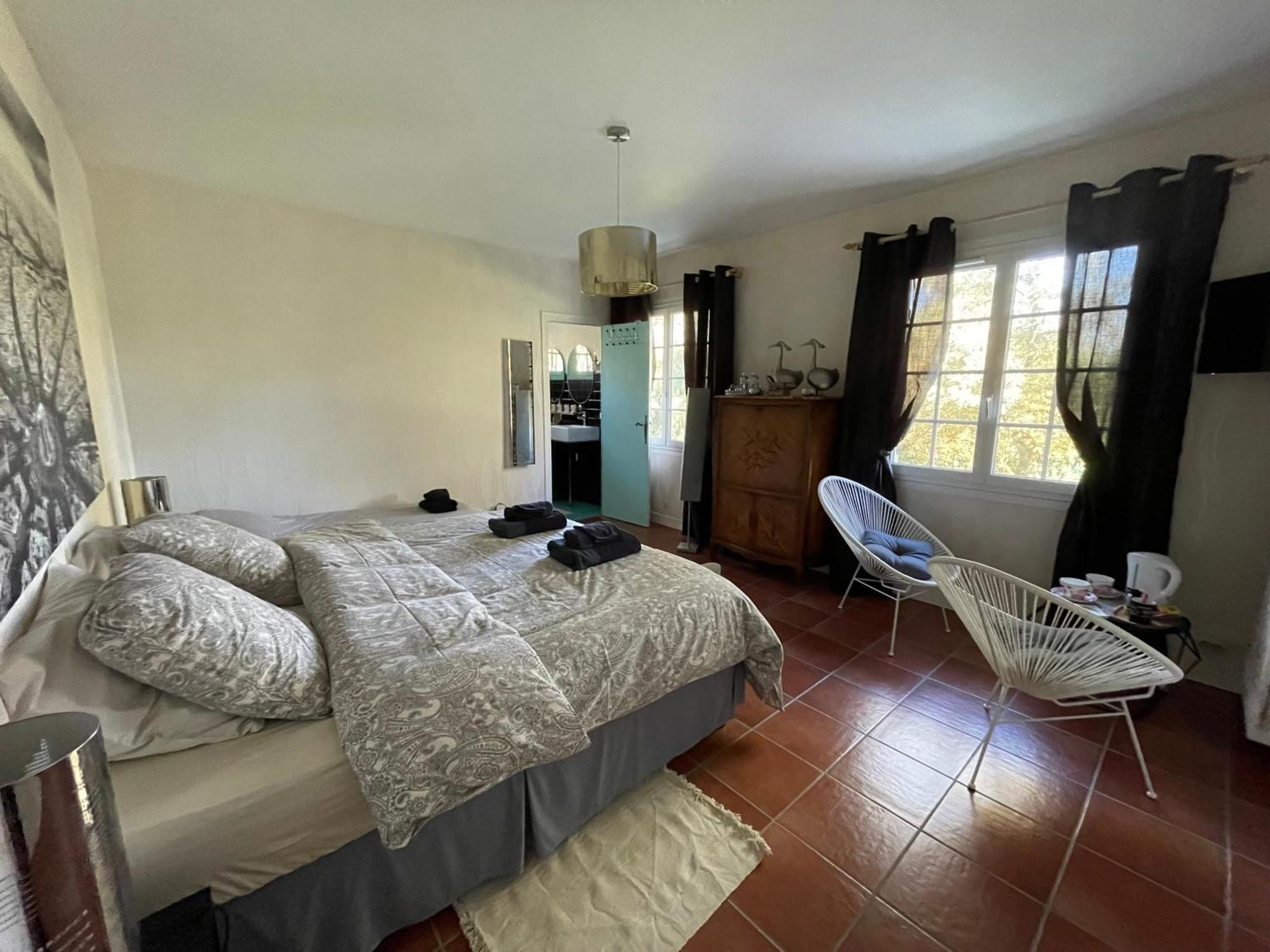La Belle Chaumiere Bed & Breakfast Bretagne-de-Marsan ภายนอก รูปภาพ