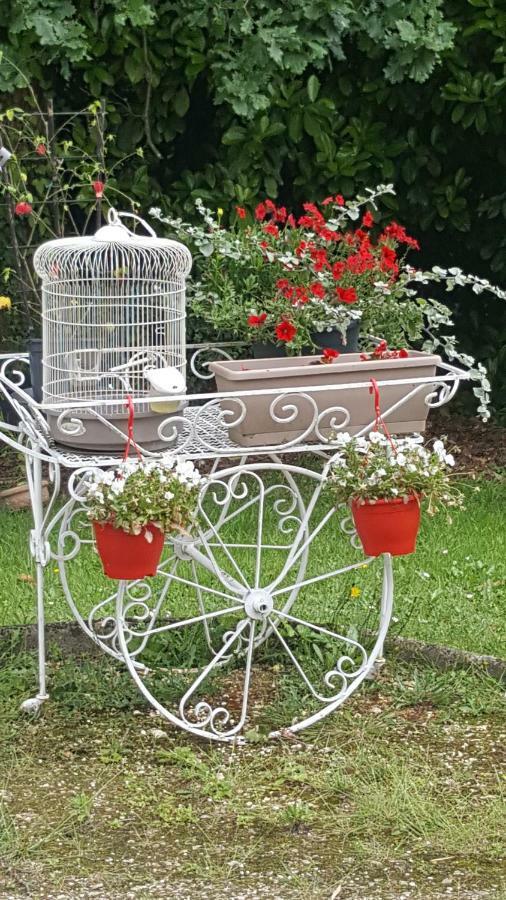 La Belle Chaumiere Bed & Breakfast Bretagne-de-Marsan ภายนอก รูปภาพ